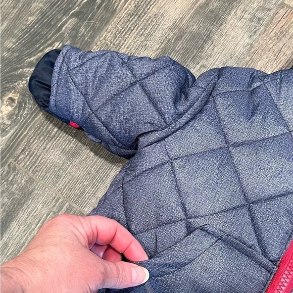 Rothschild Baby Boys/girls Denim Like Quilt Pram Navy 3-6 months NWOT. - Picture 2 of 5